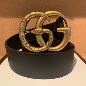 Gucci Double G Snake Belt